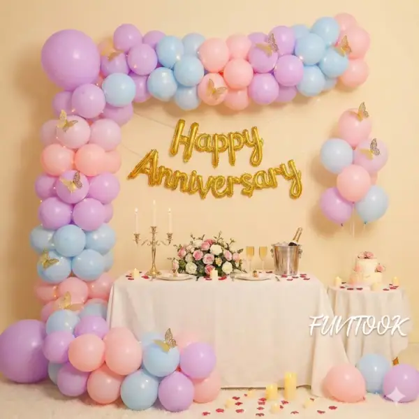 Classic Anniversary Arch Decor