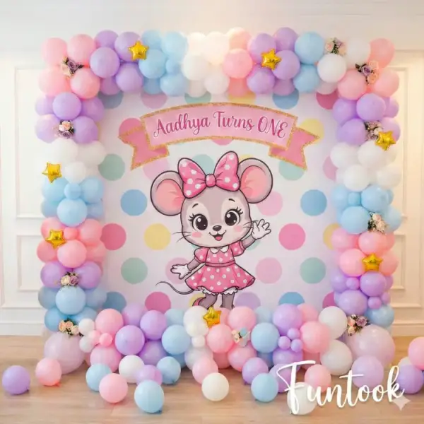 Mini Mouse Theme Birthday Decoration