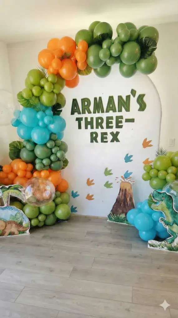 Theme Dinosaur Birthday Decor