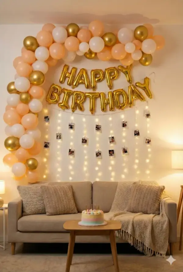Surprise Room Birthday Decor