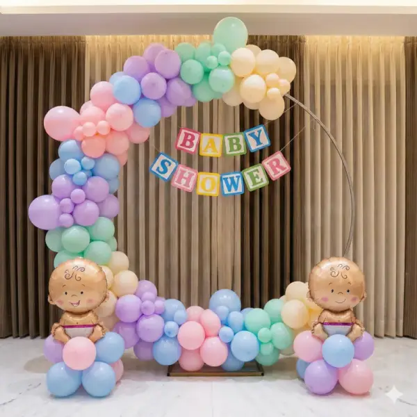 Baby Shower Ring Setup