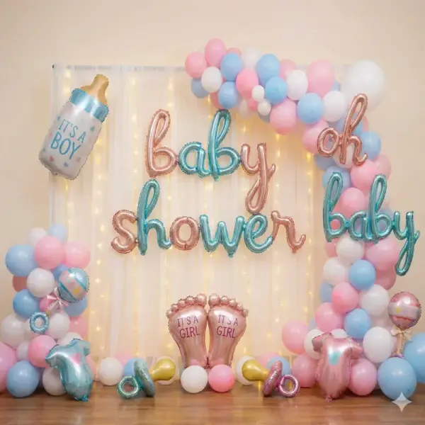 Elegant Baby Shower Decor