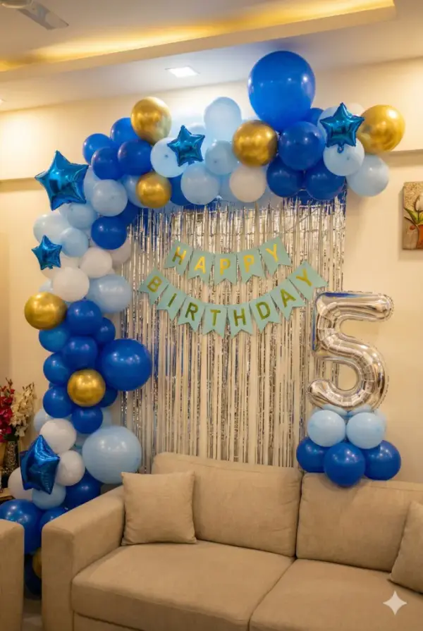 Elegant Birthday Party Setup 