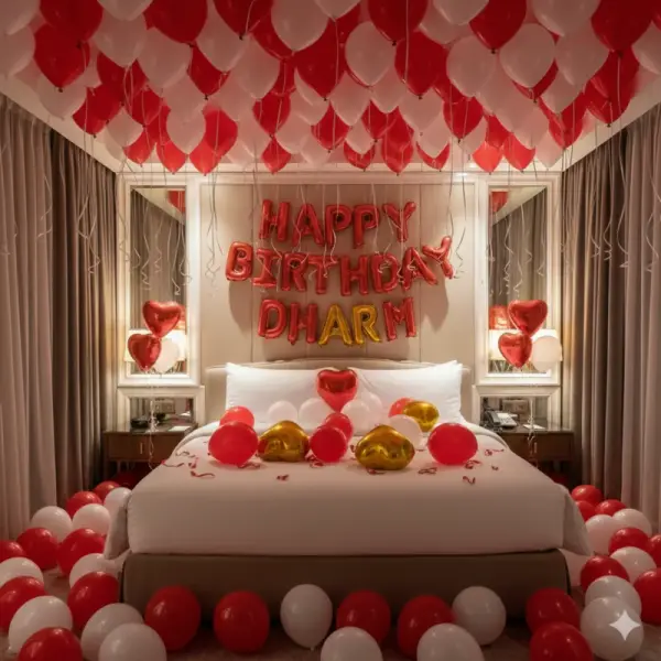 Surprise Room Decoration For Birthday