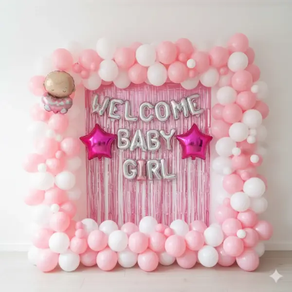 Simple Welcome Girl Decoration