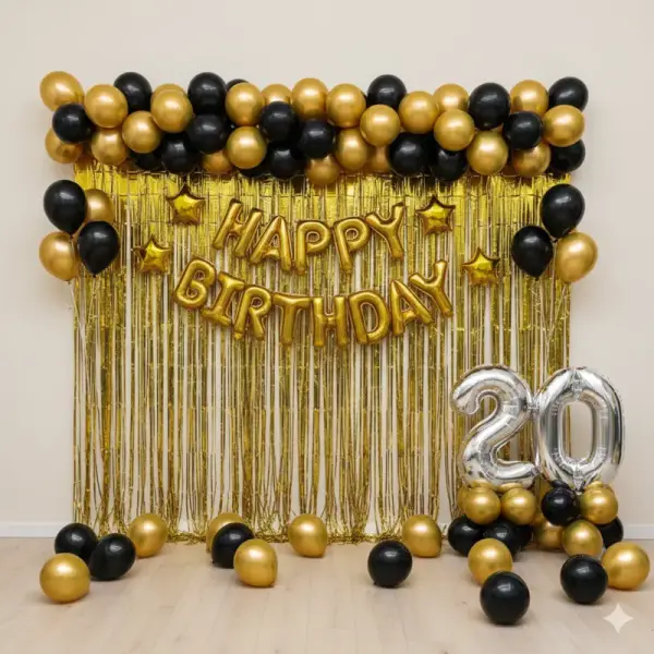 20th birthday Celebration Decoration