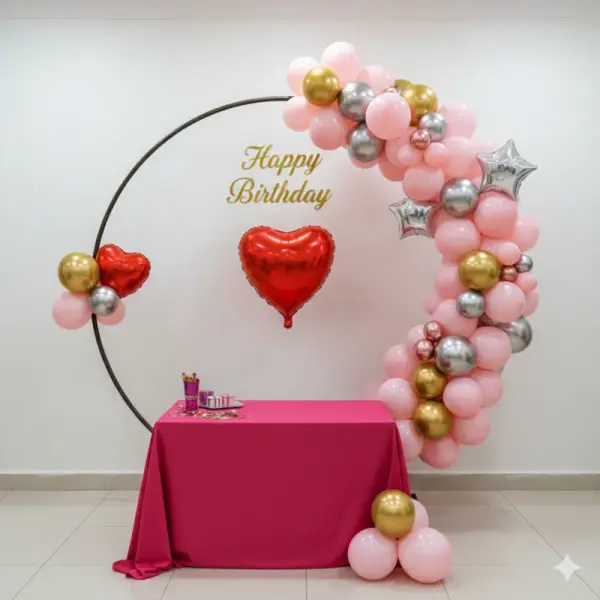 Heartful Birthday Ring Decoration