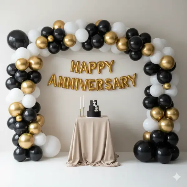 Arch Anniversary Setup Decoration