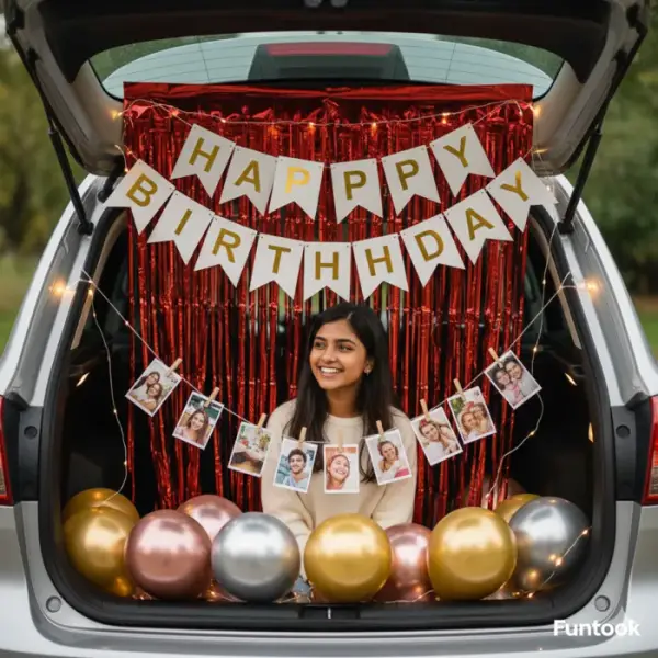 Simple Car Boot Decor
