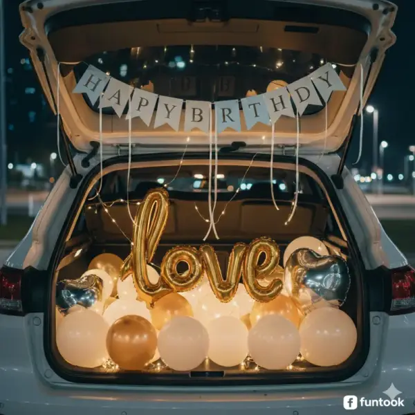 Suprising Love Car Decor