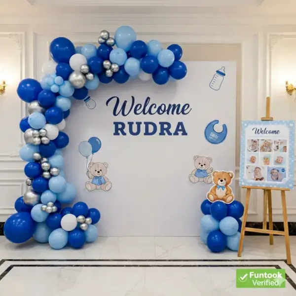 Customized Baby Boy Welcome Decor