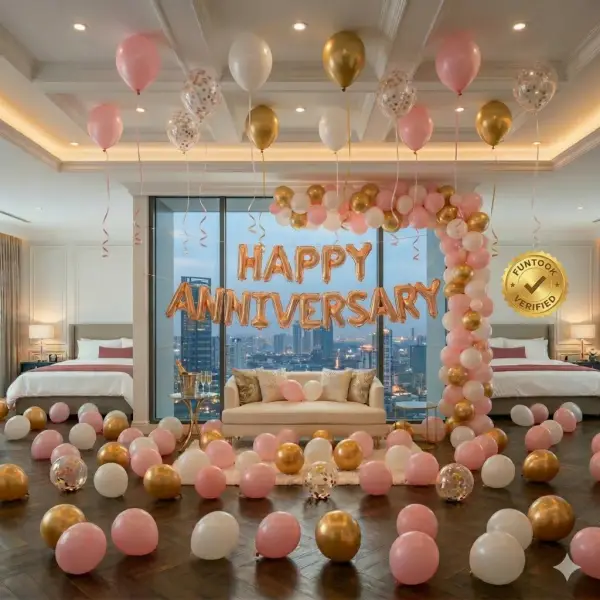 Balloon Arch Anniversary Decoration