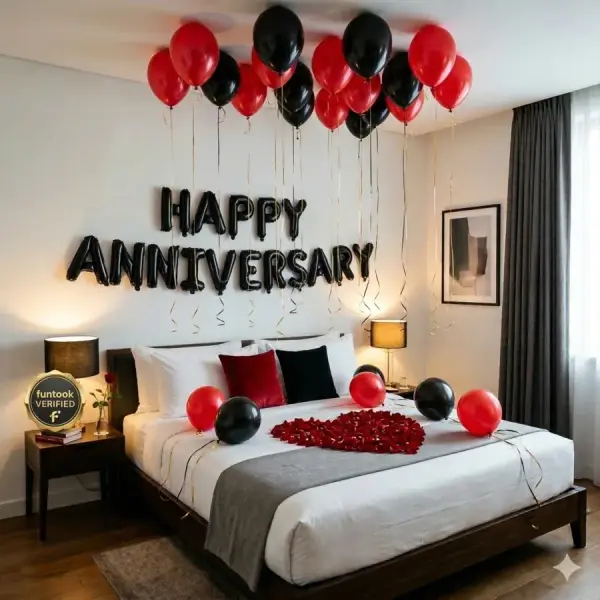 Surprise Room Anniversary Decor 