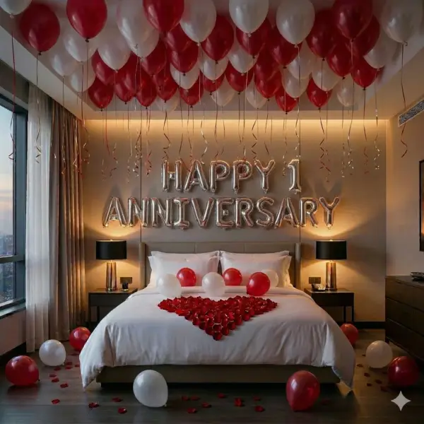 1st Anniversary Room Decor