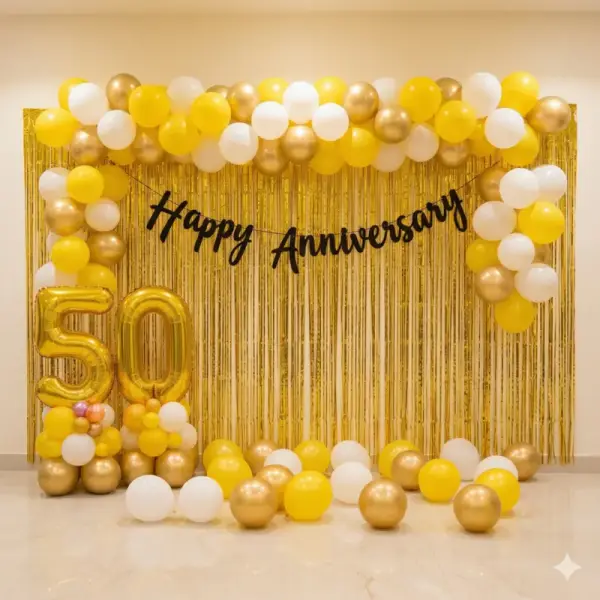 Anniversary Decoration at Home 