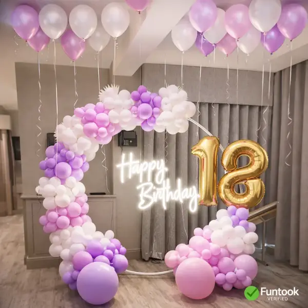 Birthday decor services at Home