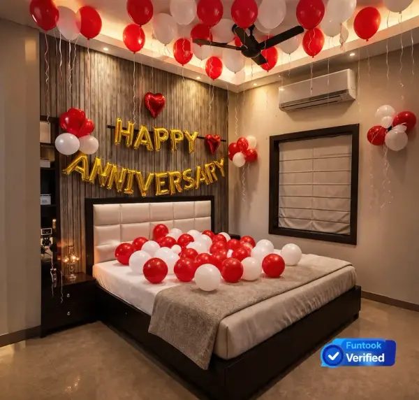 Balloon decoration for Anniversary party