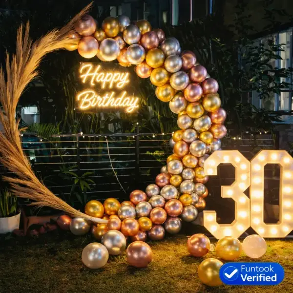 Birthday background decoration