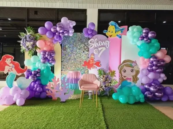 Mermaid Themed Birthday Party Decorations