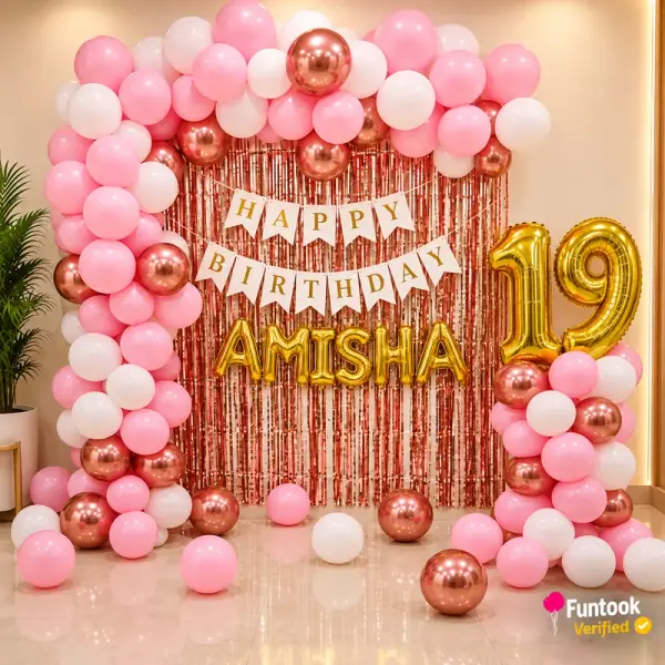 Pink Dream Birthday Decor