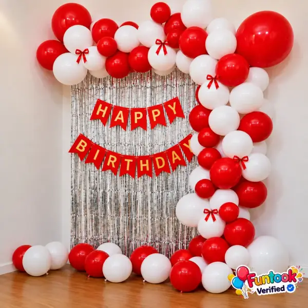 Simple Bow Theme Birthday Decor 