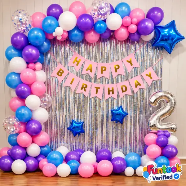 Pastel Star Birthday Decor 