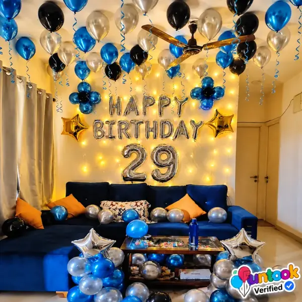Midnight Blue Birthday Glow 