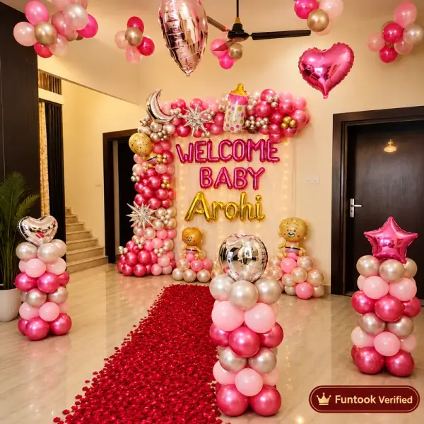 Pink Pearl Baby Welcome 