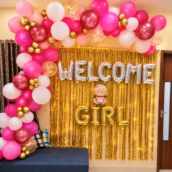 Baby Girl Welcome Setup