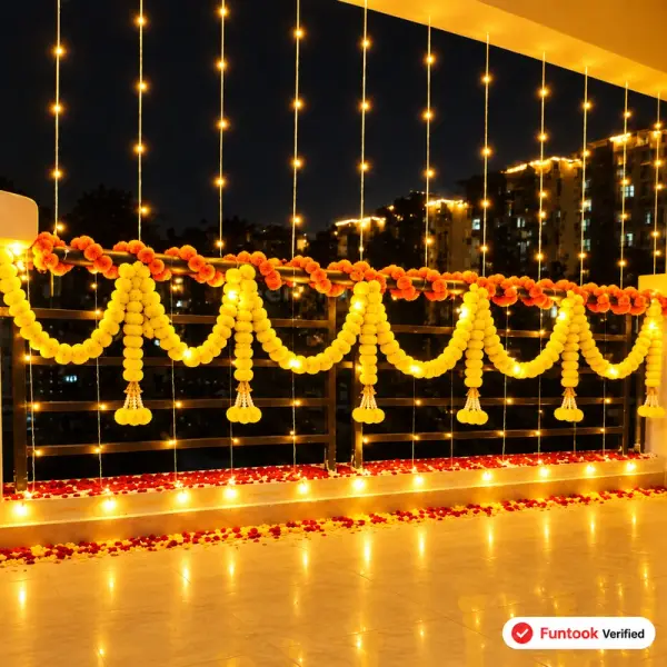 Lights Balcony Decor Home 