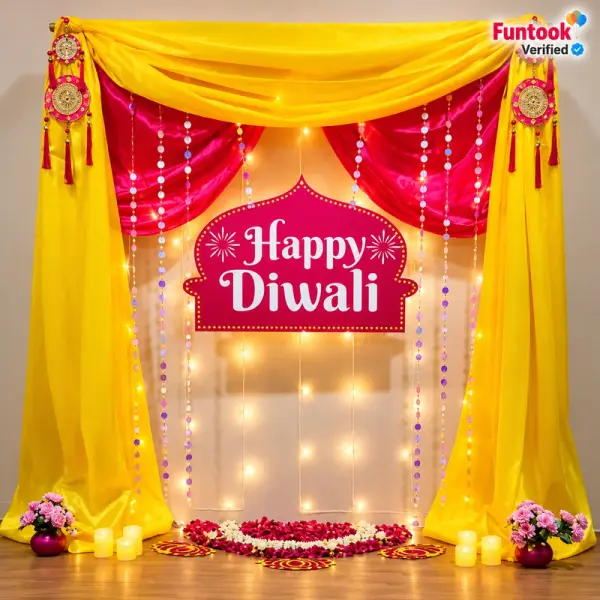 Diwali Backdrop Decor