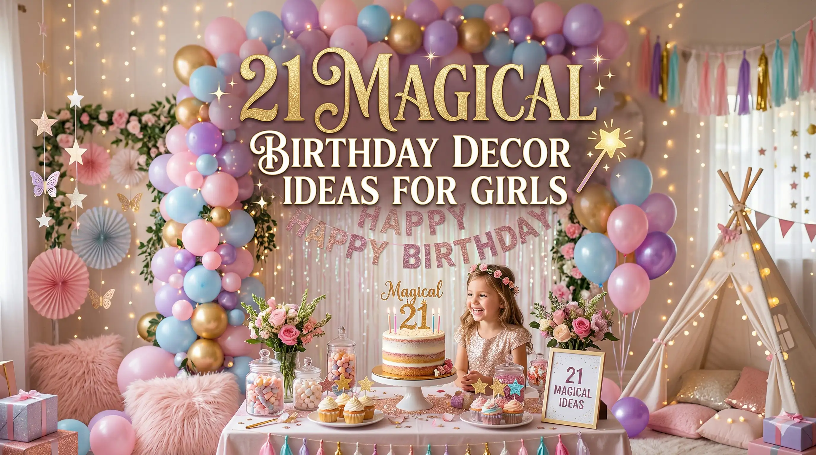 21 Magical Birthday Decor Ideas for Girls