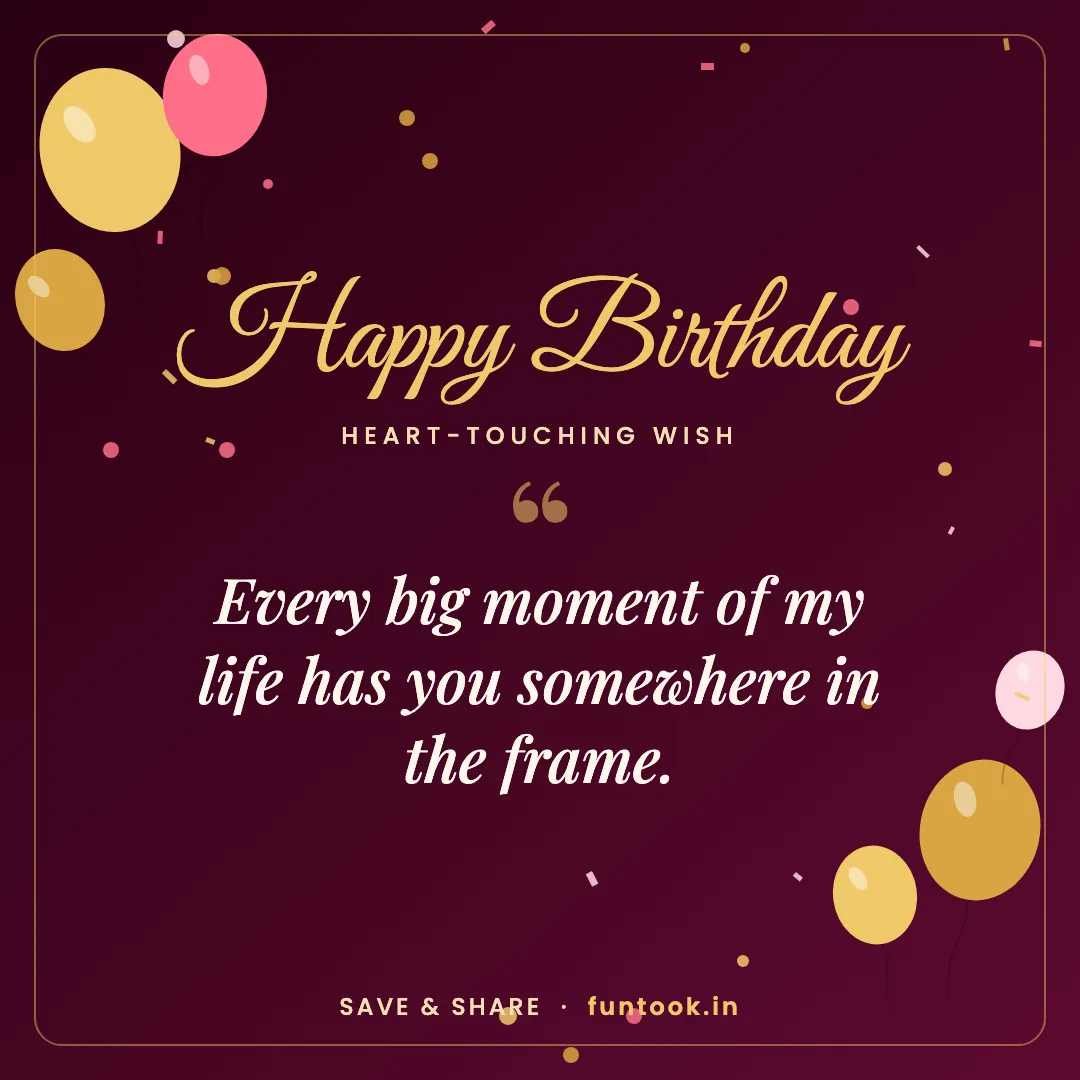 Heart-touching birthday wish card for brother