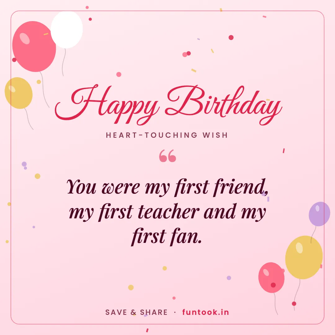 Heart-touching birthday wish card for sister