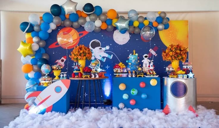 Birthday Party with an Astronaut or Space Theme