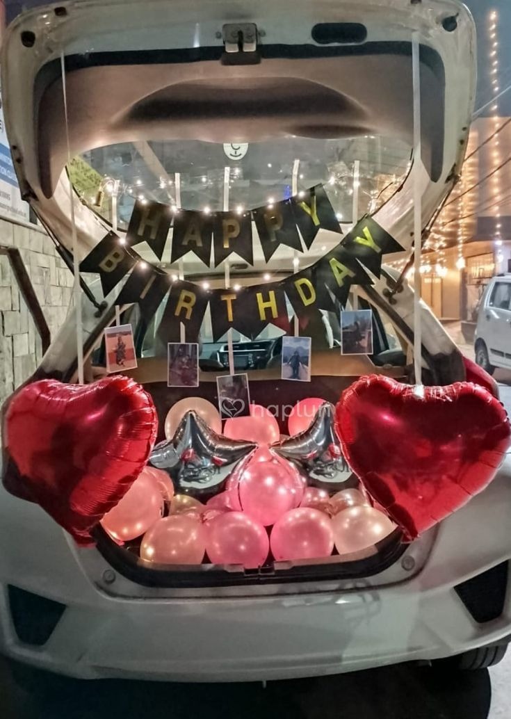 Car Boot Decorations for Birthdays