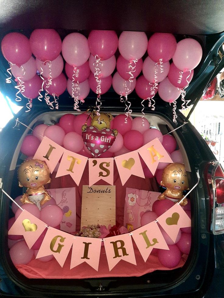 Welcome baby Girl Car Decors