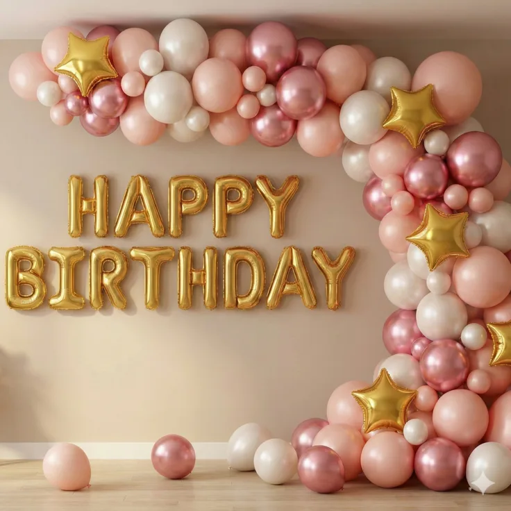 Premium Birthday Arch Setup