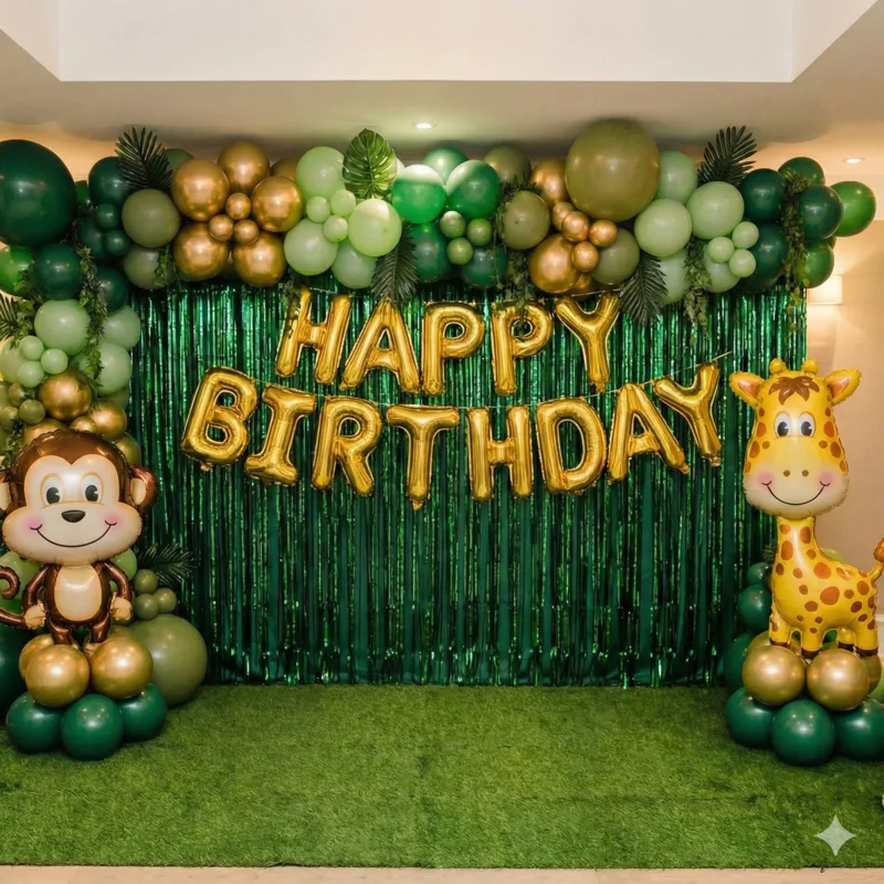 Jungle theme Birthday Decor