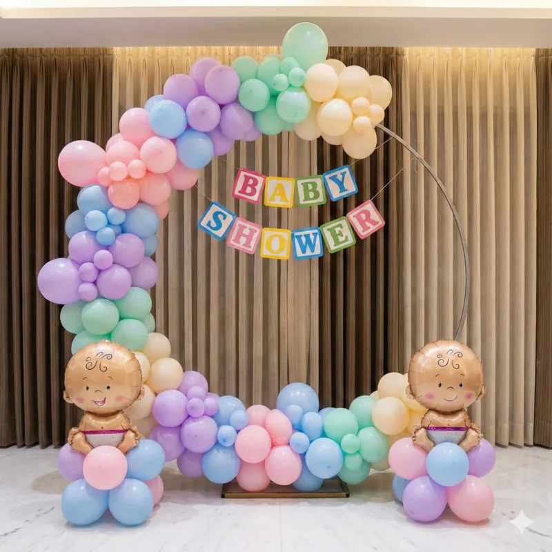 Baby Shower Ring Setup 2