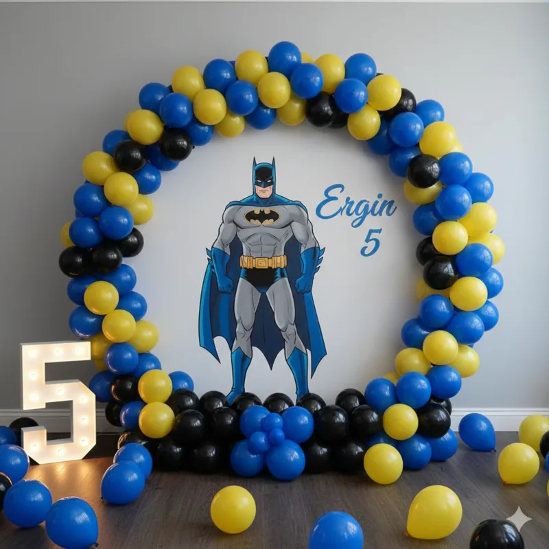 Superhero Batman Birthday Decor