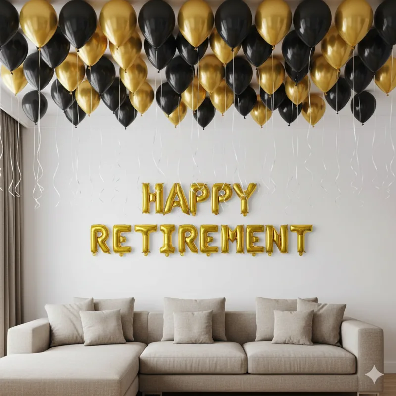 Simple Retirement Decoration