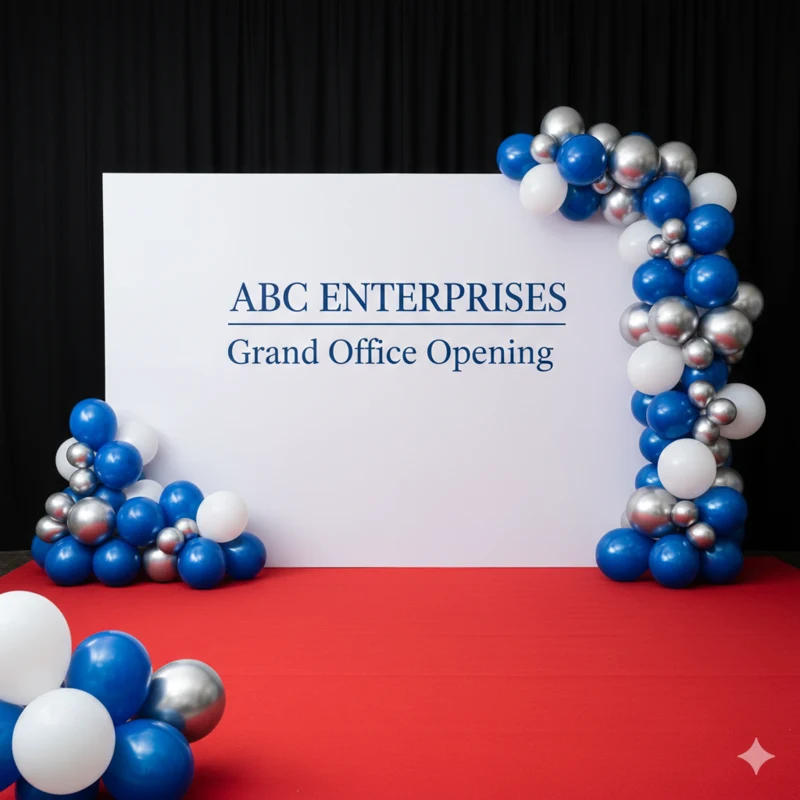 Office Opening Balloon Decoration