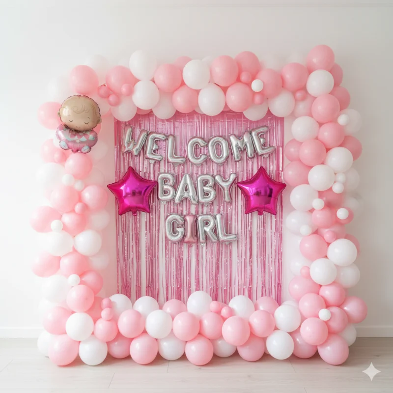 Simple Welcome Girl Decoration