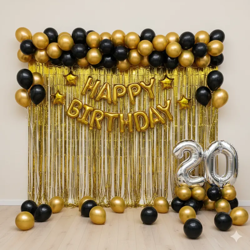 20th birthday Celebration Decoration