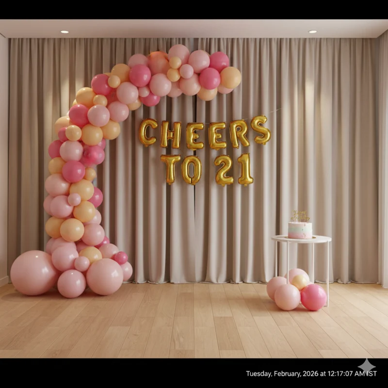 Cheers To Be Birthday Decoration 2