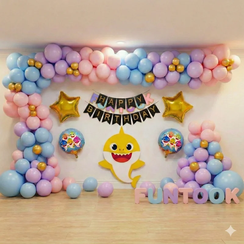 Baby shark Kids Birthday Decoration 2