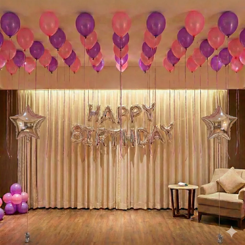 Simple Classy Birthday Decor 2