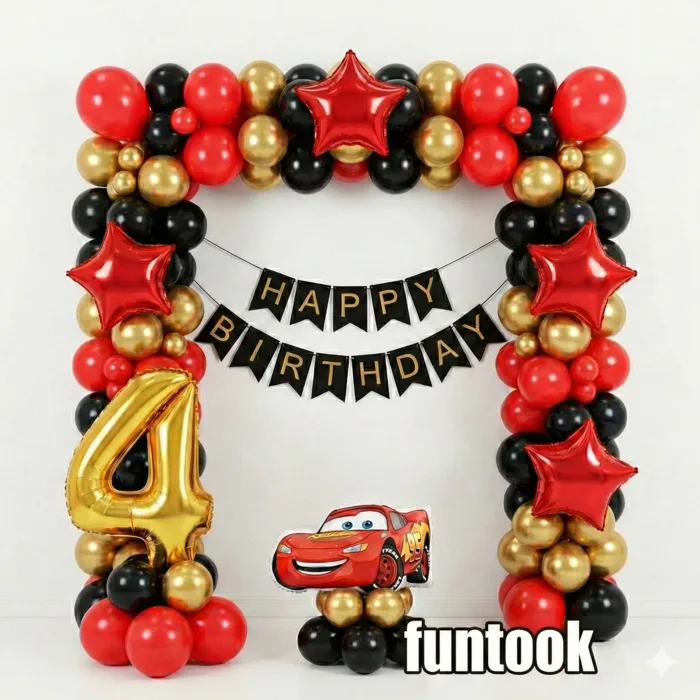 Car Theme Birthday Decoration