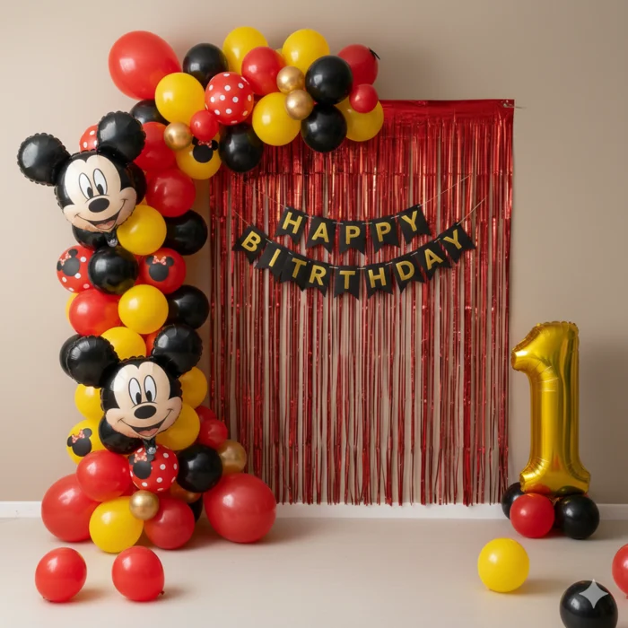 Mickey Theme Birthday Decoration